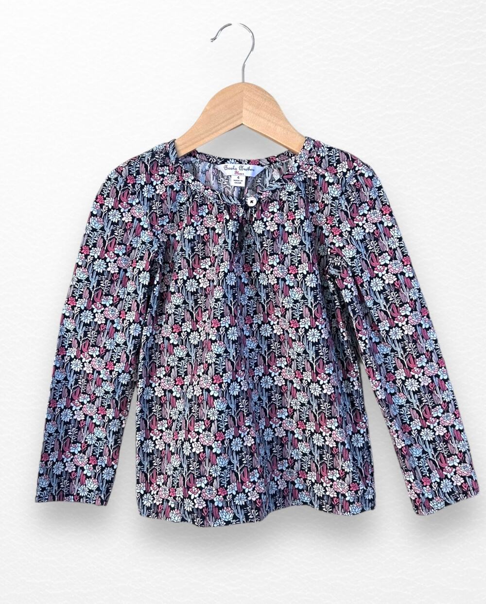 Brooks Brothers Cactus Print Blouse, Size 4